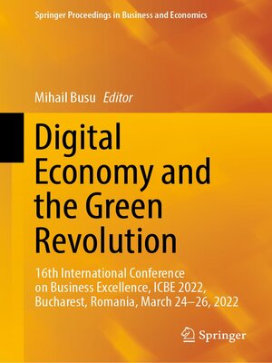 cover image of Digital Economy and the Green Revolution